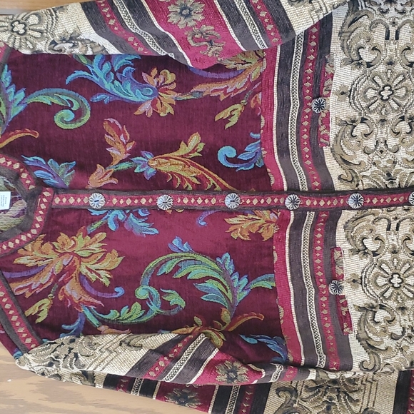 90s Sag Harbor Tapestry Blazer/Jacket - Picture 4 of 5